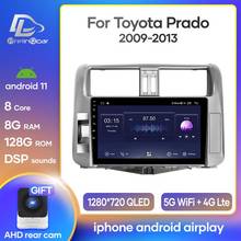 Radio con GPS para coche, reproductor Multimedia con Android 10, receptor estéreo, vídeo, No 2 Din, para Toyota Land Cruiser Prado 150, 2009-2013 2024 - compra barato