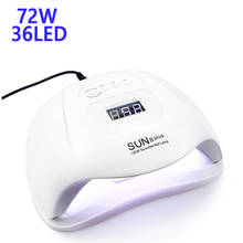 72W Nail Dryer UV LED Nail Lamp with 36 Pcs Leds For Manicure Gel Nail Dryer Drying Nail Polish Lamp Auto Sensor Manicure Tools 2024 - buy cheap