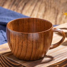 1 шт. кофейная кружка из массива дерева, чайная чашка, классическая деревянная чайная кружка, Маленькая деревянная чашка для кофе, Детская кр... 2024 - купить недорого
