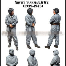 1/35 Resin Figure Model kits WWII soviet tankman(1939-1943)  Unassambled Unpainted GK kits 426 2024 - buy cheap