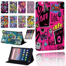 For Alcatel One Touch Pixi 3 7"/8"/10"/Pixi 4 7" Tablet Graffiti Art Scratch Resistant Ultra-thin Protective Case 2024 - buy cheap