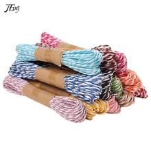 10M DIY Twisted Paper Raffia Craft Favor Gift Wrapping Twine Rope Thread Scrapbooks Invitation Flower Decoration Candy Color 2024 - buy cheap