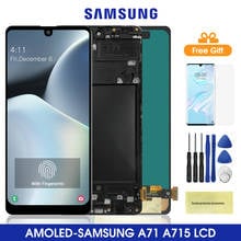 Tela lcd amoled, 6.7 polegadas, para samsung galaxy a71, a71, a71, a15, a715f, a715fd 2024 - compre barato