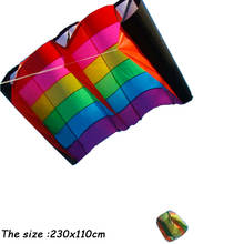 Outdoor Fun Sports  Single Line Rainbow Kite  With Handle And String  Good Flying  Factory Outlet 2024 - buy cheap