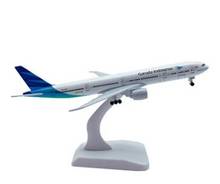 Boeing-Avión de aleación de Metal de 19cm, modelo de avión con ruedas, engranajes de aterrizaje, Boeing 777 B777 2024 - compra barato