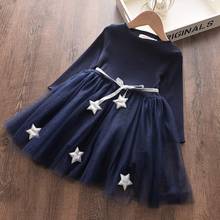 Girl Dress Kids Lace Drsses for Girls Party Dress Star Printed Birthday Tutu Dresses Children Casual Wear 3 5 7 Years Vestidos 2024 - buy cheap