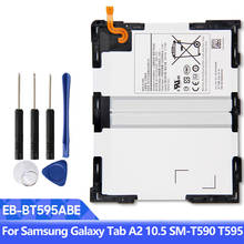 Samsung оригинальный EB-BT595ABE аккумулятор для Samsung Galaxy Tab A2 10,5 SM-T590 T595 сменный планшетный аккумулятор 7300 мАч 2024 - купить недорого