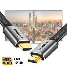 Высокоскоростной кабель 4K 60 Гц HDMI-HDMI 2,0 позолоченный HDMI штекер-штекер для монитора компьютера ТВ PS3/4 проектора HD TV 1 м 2 м 3 м 2022 - купить недорого