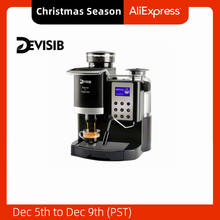 DEVISIB All-in-one Coffee Machine Professional Espresso Maker with Grinder for Cappuccino Americano Kitchen Appliances 220V/110V 2024 - buy cheap