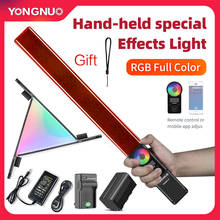 Yongnuo yn360 iii yn360iii suporte manual para celular, de gelo colorido rgb 3200k-5500k com luz por toque, ajustável, controlado por aplicativo de telefone 2024 - compre barato