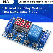 DC 5V 12V 24V LED Light Digital Time Delay 1 Way Relay Trigger Cycle Timer Delay Switch Circuit Board Timing Control Module DIY 2024 - buy cheap