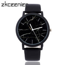 Fashion Marble Style Leather Quartz Women Watch Top Brand Men Watches Fashion Casual Sport Wrist Watch Hot Sale Lovers Relojes 2024 - buy cheap