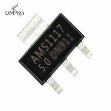 10Pcs Original AMS1117-5.0 AMS1117-5.0V , AMS1117 1117 5V 1A SOT223 Voltage Regulator 2024 - buy cheap