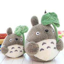 25-65cm Cute Anime Totoro Plush Toy Super Soft Lotus Leaf  TOTORO Pillow Stuffed Plush Toy Large Size Cushion Cartoon DollS Gift 2024 - buy cheap