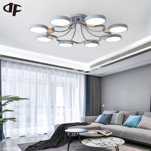 Nordic lamp living room ceiling modern minimalist atmosphere home led creative personality dining room bedroom ceiling lamp 2024 - buy cheap