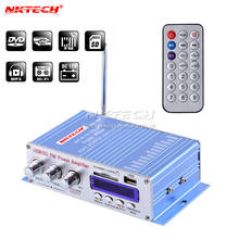 NKTECH HY-400 Car Power Amplifier MINI Digital Player 2x 20W AMP HiFi FM Stereo Radio BASS For U Disk MP3 SD MMC USB LCD Display 2024 - buy cheap