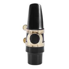 Alto Sax Saxophone Mouthpiece Plastic with Cap Metal Buckle Reed Mouthpiece Patches Pads Cushions 2024 - buy cheap