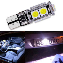 T10 5050 9smd Car Led CANBUS W5W 194 12V Error Free Tail Lights Dashboard Lights Interior Bulbs Wedge Corner Lamp Reading Light 2024 - buy cheap