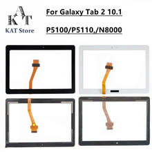 Reemplazo de Panel de cristal para Galaxy Tab 2 gt-p5100 P5110 P5113 N8000 N8010, digitalizador de pantalla táctil, 10,1" 2024 - compra barato