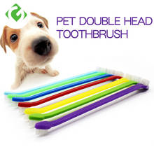 Hot Selling Pet Cat Dog Tooth Finger Brush Dental Care For Pet Toothbrush Mouth Cleaning Toothbrushes Plastic Cat Brushes 17CM 2024 - buy cheap