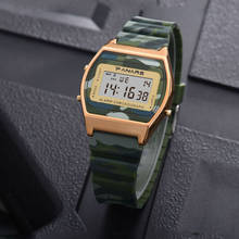 PANRAS-reloj Digital impermeable para mujer, pulsera deportiva con pantalla LED y alarma, marca de lujo, 8127 2024 - compra barato