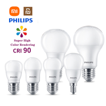 Xiaomi Youpin Philips LED Light Bulb Super Bright Energy Saving E14 No Flicker Eye Protection Light Source White Spiral E27 Home