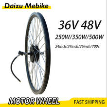 Electric Bike Kit 36v/48v High Speed Motor Wheel 20"24"26"700C Brushless Gear Motor Wheel for Electric Bicycle Conversion Kit 2024 - buy cheap