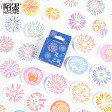 45Pcs Fireworks Decorative Stickers Cute Stationery Sticker Scrapbooking Diary Planner Mini Stickers Set DIY Notebook 2024 - buy cheap