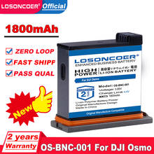 LOSONCOER Top Brand 100% New 1800mAh OS-BNC-001 Battery for DJI Osmo Action Camera Accessories ~In Stock 2024 - buy cheap