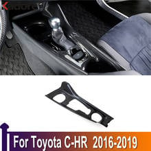 For Toyota C-HR CHR 2016-2018 2019 Car Gear Shift Box Panel Cover Sticker Trim Strips Garnish Decoration Protection Car Styling 2024 - buy cheap