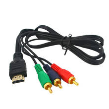 1M 1080P HDMI-compatible con Cable 3RCA, conector de Audio y vídeo AV, Cable de componentes, Cable de plomo para DVD HDTV 2024 - compra barato