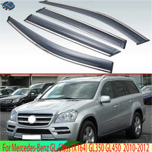 For Mercedes-Benz GL-Class (X164) GL350 GL450  2010-2012 Plastic Exterior Visor Vent Shades Window Sun Rain Guard Deflector 4pcs 2024 - buy cheap