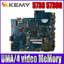 Akemy 48.4CG10.011 Laptop motherboard Para ACER Aspire 5738 5738G Mainboard DDR3 JV50-MV M96 48.4CG10.011 GM45 2024 - compre barato