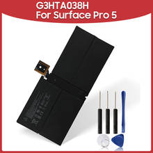 Оригинальный сменный аккумулятор 5940 мАч G3HTA038H для Microsoft Surface Pro 5 Pro5 Microsoft Surface Pro 6 Pro6 DYNM02, батареи 2024 - купить недорого