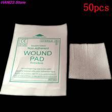 50 pcs/lot gauze pad Cotton first aid waterproof wound dressing sterile medical gauze pad wound care supplies New 2024 - buy cheap