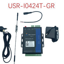 Controlador de red IO GPRS GSM de 4 canales, USR-IO424T-GR, detección de temperatura de 4 vías, Modbus TCP/RTU, compatible con 4 DI/4 DO/2AI/1PT 2024 - compra barato