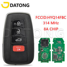 Chave remota automotiva datong world, chave de substituição automotiva para toyota cauis camry 314.3 fsk 8a chip fccid: hyq14fbc 2024 - compre barato