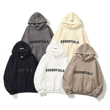 Essentials Hoodie men's and women's Sweatshirt reflective letter printed fleece super Dalian Hoodie fashion hip hop Street sweat 2024 - buy cheap