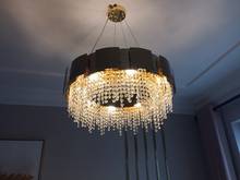 Luminária suspensa com luzes led e14, candelabro em aço inoxidável dourado suspenso 2026 - comentário do cliente Luminária suspensa com luzes led e14, candelabro em aço inoxidável dourado suspenso 2026 - Запаковано отлично! доставка курьером. как в работе сказать не могу, не установили. продавец отличный! на сообщения отвечает сразу. были проблемы с доставкой, но он всё решил в один миг! молодец! спасибо!