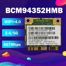 AzureWave  AW-CE123H BCM4352 BCM94352HMB Half Mini  PCI-express 802.11AC 867Mhz Wireless Bluetooth Card SPS:724935-001 for HP 2024 - buy cheap
