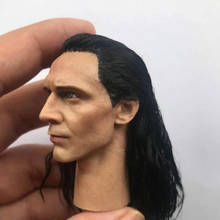 Collection With Real Hair Loki Head Sculpt 1/6 Scale Hidlerston Tremor Head Carving Model for 12in Phicen HOTTOY Doll Collection 2024 - buy cheap