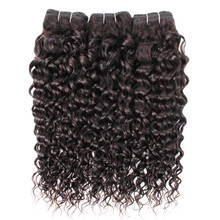 Gavshair-extensão de cabelo humano encaracolado indiano, pacotes de cabelos ondulados com cor natural de 10-28 polegadas, não remy 2024 - compre barato