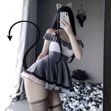 Japanese Secretary Maid Dress Sexy Lingerie Maid Costume Maid Uniform Women Anime Maid Cosplay Costume School Girl Outfits 2024 - buy cheap
