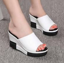 2020 Fashion Flip Flops Women shoes Slippers Platform Summer Shoes Open Toe Wedges Sandals Ladies Shoes women Plus Size 35-40 2024 - buy cheap