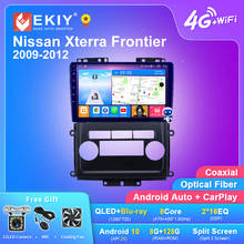 EKIY 4G LTE IPS DSP Android 8,1 автомобильный Радио мультимедийный плеер 4G + 64G для Nissan Xterra Frontier 2009-12 навигация GPS Carplay DVD 2024 - купить недорого