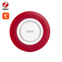 Round Design Zigbee3.0 Smart Siren Strobe Flash Alarm 95dB Alarming Working Tuya Zigbee Gateway Control By Smart Life 2024 - buy cheap