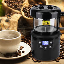 Máquina elétrica de assar café, torradeira e grãos de café sem fumaça, 1400w, 220-240v, com temporizador operação caseira para assar café 2024 - compre barato