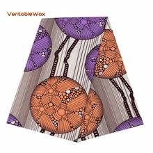 2022 NEW 100% Polyester Wax Prints Fabric Ankara New Veritablewax High Quality 6 Yards African Fabric For Party Dress FP6338 2024 - buy cheap