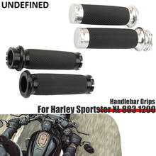 1" 25mm Handlebar Grips For Harley Sportster XL 883 1200 XR Dyna Softail Touring VRSC Motorcycle CNC Black Hand Grip Handle Bar 2024 - buy cheap