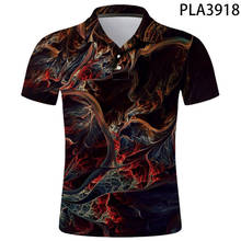 Polo Shirt Men Shirts Summer Short Sleeve 3D Printed Camisas De Polo Casual Cool Graffiti Streetwear Harajuku Polo Homme Ropa